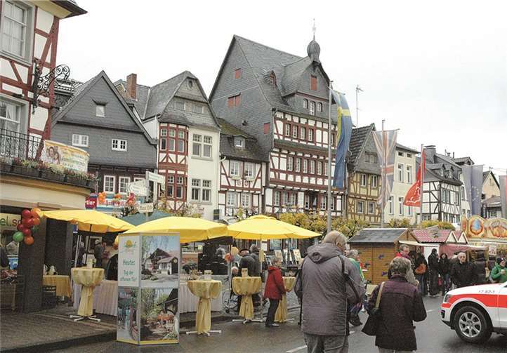 Eine tolle Kulisse bot der historische Marktplatz.