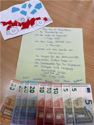 Eine tolle Spende erreichte die Voba. Foto: Volksbank RheinAhrEifel eG