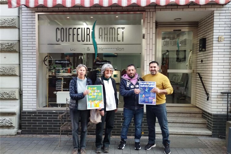 Eine von vielen Aktionen - hier gemeinsam mit dem Migrationsbeirat die Aktion „Nur mit Migration Läuft der Laden“