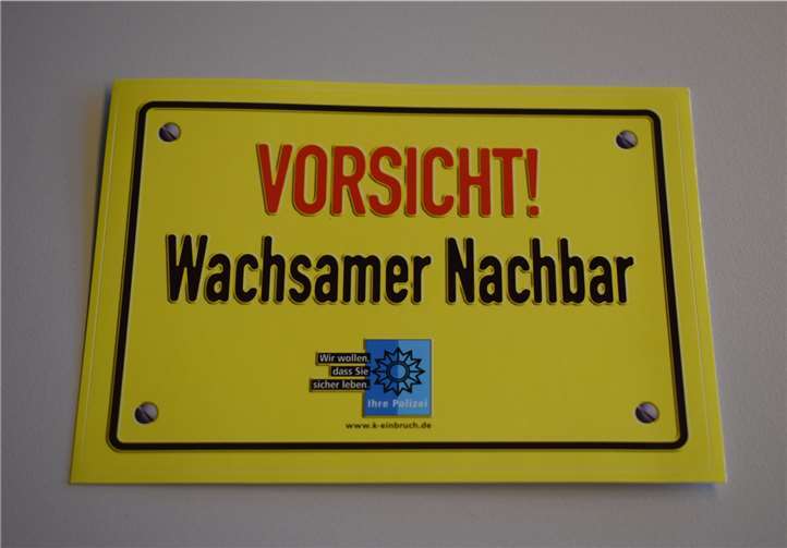 Eine wachsame Nachbarschaft schützt vor Einbrüchen. Foto: LKA Rheinland-Pfalz