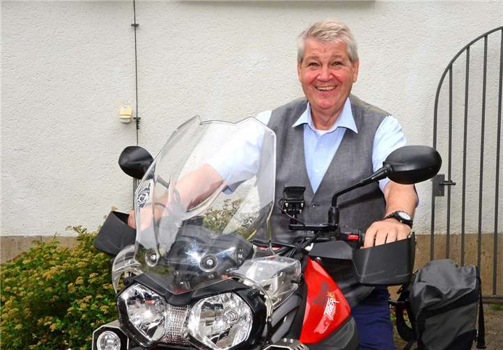 Eine zweite Leidenschaft von Dieter Kerschsieper ist das Motorradfahren.