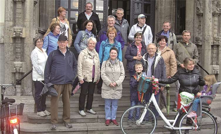 Einen Abstecher machte die Gruppe zum Neptunbad.  privat