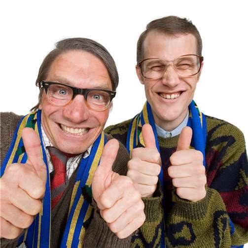 Einen Angriff auf die Lachmuskeln starten Willi & Ernst in Andernach.  Michael Neißen