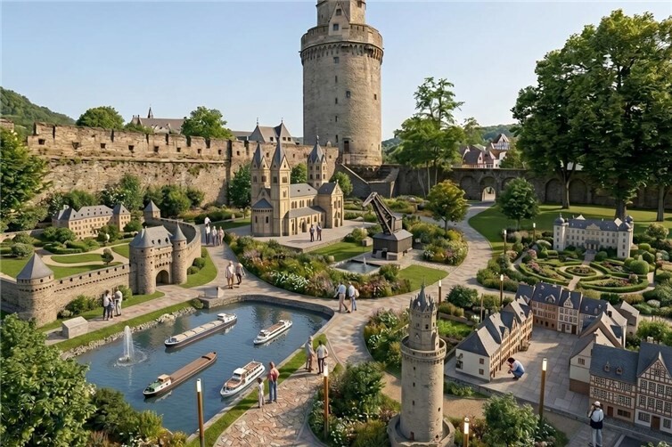 Einen Minitiaturparkt am Runden Turm schlägt die CDU u.a.als Tourismusattraktion vor.