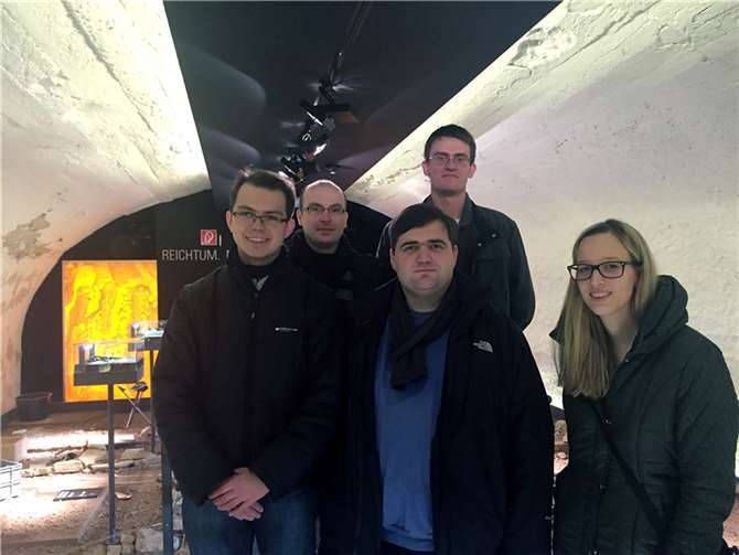 Einen Überblick über die Besiedelung des Maifelds gewann die Junge Union beim Museumsbesuch.privat