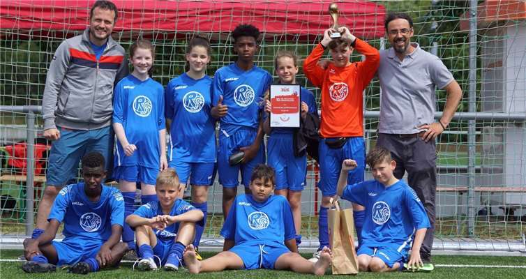 Einen beachtlichen zweiten Platz sicherten sich die Kicker der Realschule plus und FOS. Quelle: Mainz 05