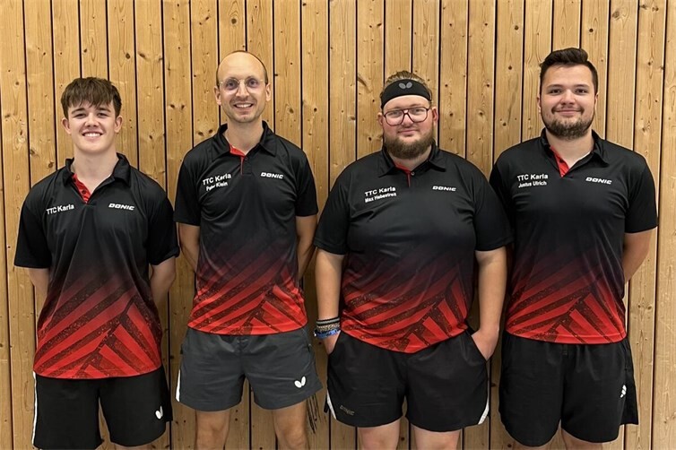 Einen erfolgreichen Start legten (v. l.) Jakob Kretzer, Peter Klein, Max Hebestreit und Justus Ulrich hin