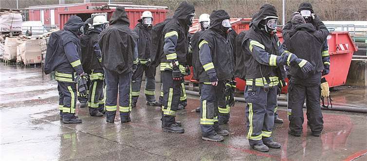 Einen erfolgreichen und lehrreichen Tag absolvierte die Freiwillige Feuerwehr Kripp in Kühlsheim.privat
