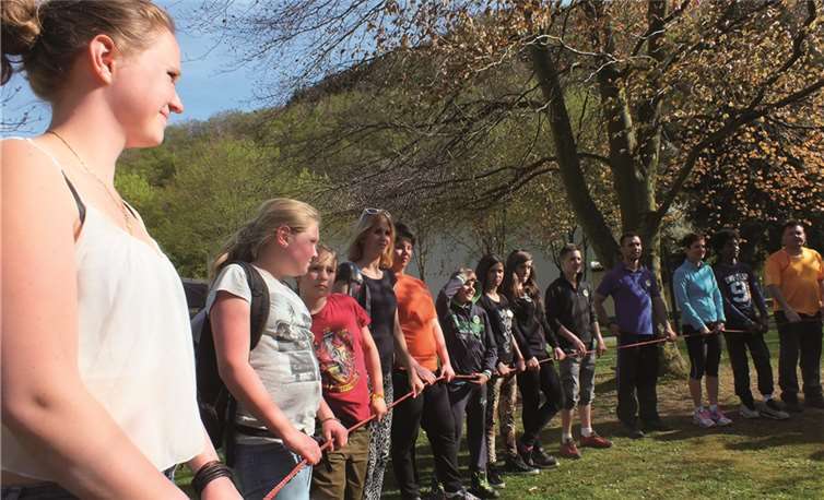 Einen erlebnisreichen Tag konnten die Schüler aus fünf Nationen im Ahrtal erleben.privat