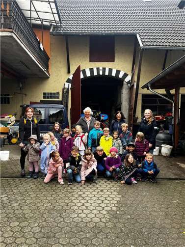 Einen ganz besonderen Vormittag erlebten die Kinder aus der kommunalen Kindertagesstätte „Arche Noah“ bei ihrem Wald- und Gartentag. Foto: privat