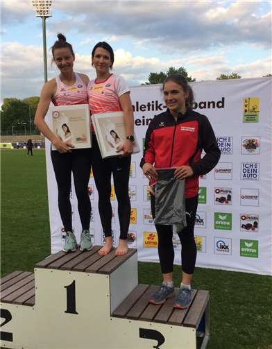 Einen geteilten ersten Platz erzielte Karoline Zentowski gemeinsam mit Jana Thiessen über 200m in 26,09 sec. Fotos: privat