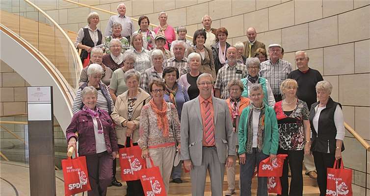 Einen interessanten Einblick in die Arbeit des Landtages und seiner Abgeordneten erhielten die Teilnehmerinnen und Teilnehmer der AWO-Fahrt nach Düsseldorf. privat