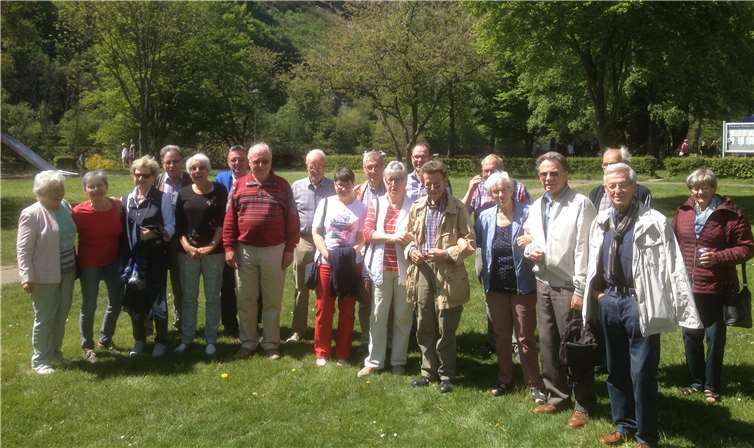 Einen interessanten Tag erlebten die Mitglieder bei strahlendem Sonnenschein im Norden der Eifel.privat
