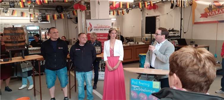 Einen kleinen Redebeitrag gab es seitens des Bürgermeisters zur Eröffnung. 