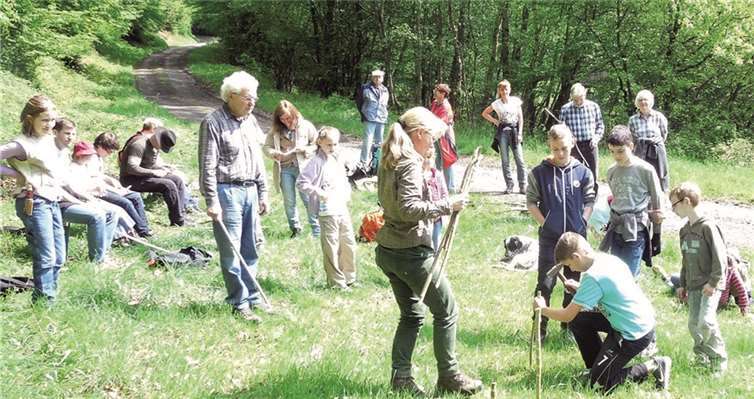Einen schönen Tag im Wald organisierte die "Kinderscheune" Kempenich.privat