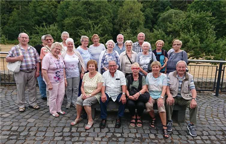 Einen schönen Tag verbrachte die Seniorengruppe Namedy auf ihrem Ausflug nach Hachenburg. Foto: privat
