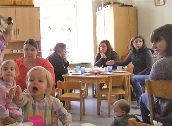 Einen schönen Vormittag erlebten die Mütter mit ihren Kids.privat