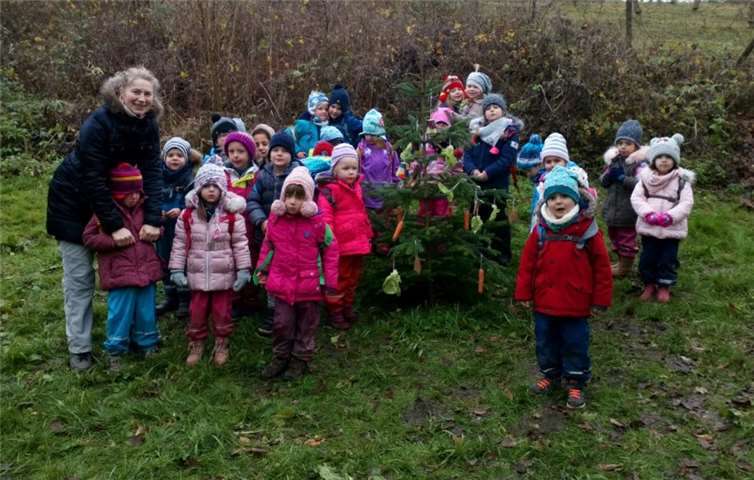 Einen spannenden Tag im Wald verbrachten die Kinder der Kita „Arche Noah“.privat