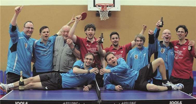 Einen wahren Tischtenniskrimi erlebten die Zuschauer am letzten Spieltag in Mendig, umso größer war dann die Freude bei den Spielern über den historischen Erfolg. privat