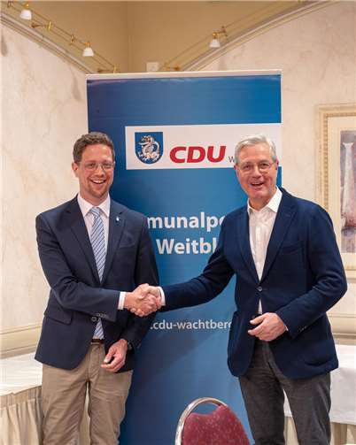 Einer der ersten Gratulanten, Dr. Norbert Röttgen. Foto: privat