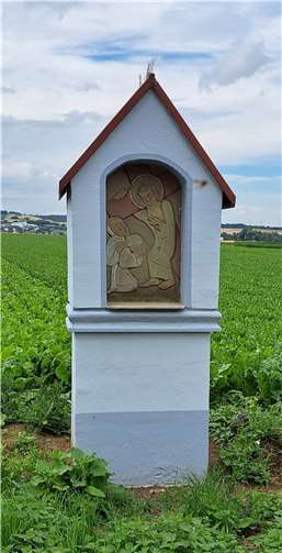 Einer der neu hergerichteten Bildstöcke der „Sieben Fußfälle“. Foto: Gerd Kaul