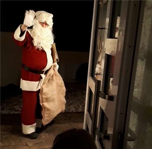 Einer durfte nicht fehlen: Der Nikolaus.
