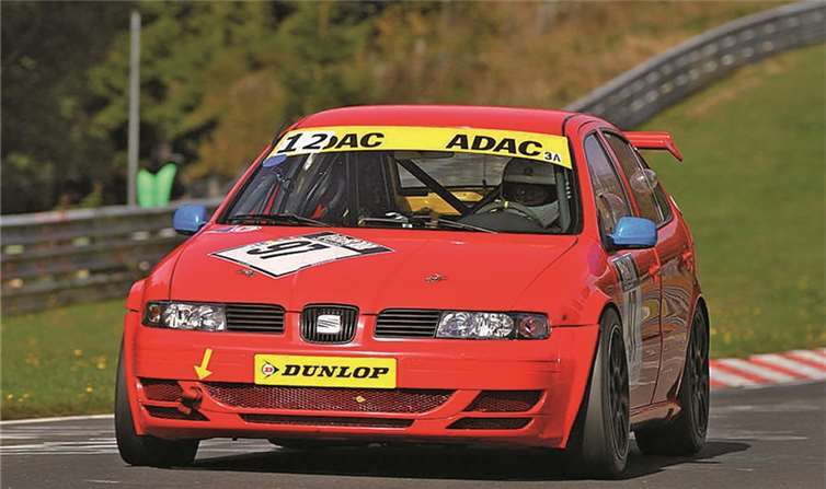 Eines der Rennautos war der Seat Leon.