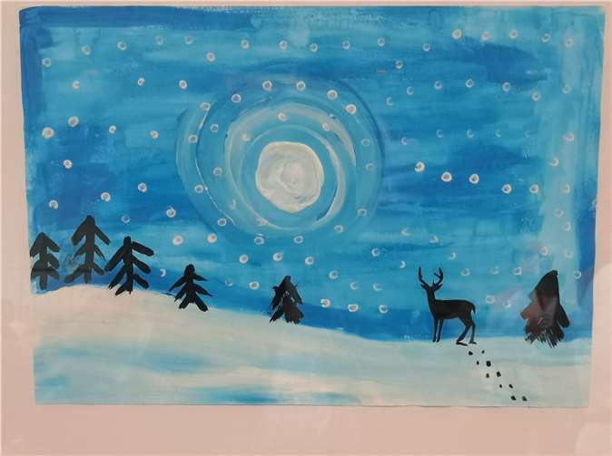 Eines der Werke im Kalender.