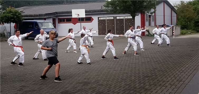 Eines der letzten Trainings im Freien.Foto: privat