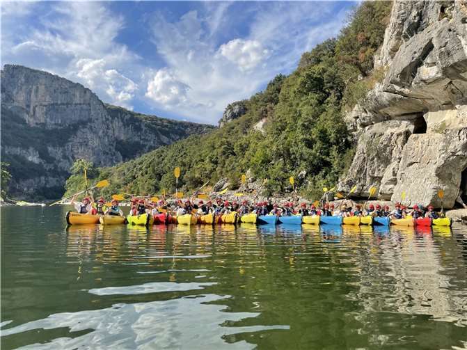 Eines der vielen Highlights war das Canyoning. Foto: privat
