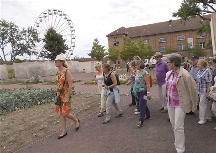 Eines von vielen Highlights waren die exklusiven Führungen mit SWR-Gartenexpertin Heike Boomgaarden.privat