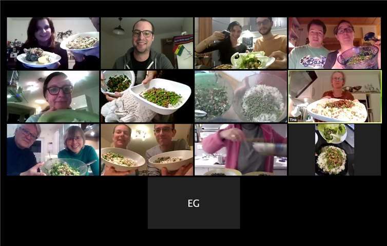 Einfach lecker! Viele Köche waren online dabei. Foto: Dekanat und Caritas
