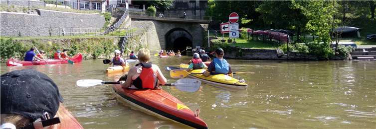 Einfahrt zu dem Schiffstunnel in Weilburg.privat