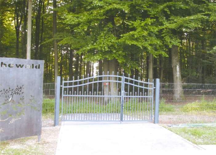 Eingangstor zum Ruhewald in Rodenbach.privat