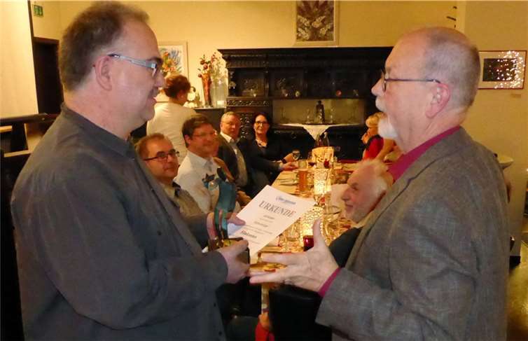 Einige Ehrungen wurden während der Feier vorgenommen.
