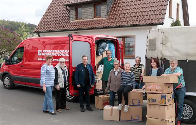 Einige Hundert Pakete konnten verladen werden.SES