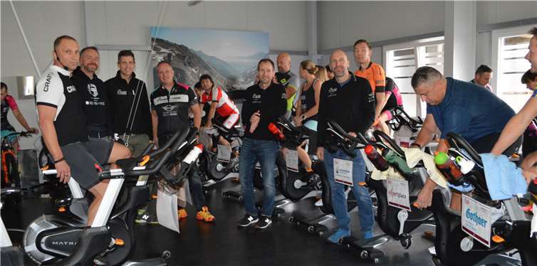 Einige RadsportlerInnen fuhren über die ganze Zeit.