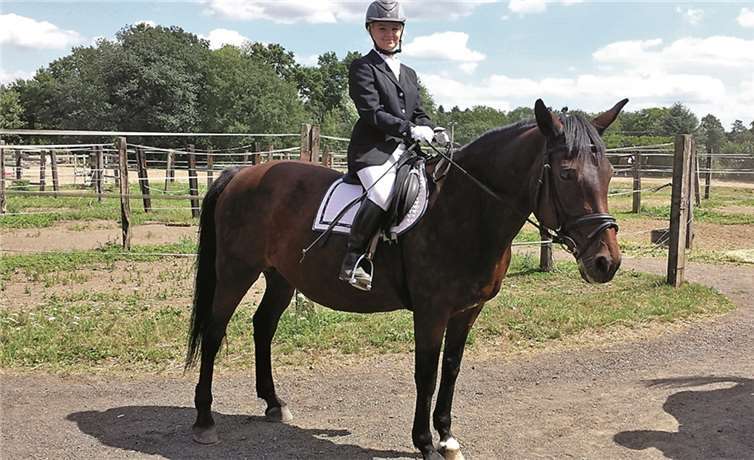 Einige Reiterinnen und Reiter freuten sich trotz der Urlaubszeit auf die Teilnahme.RV Bruchhausen