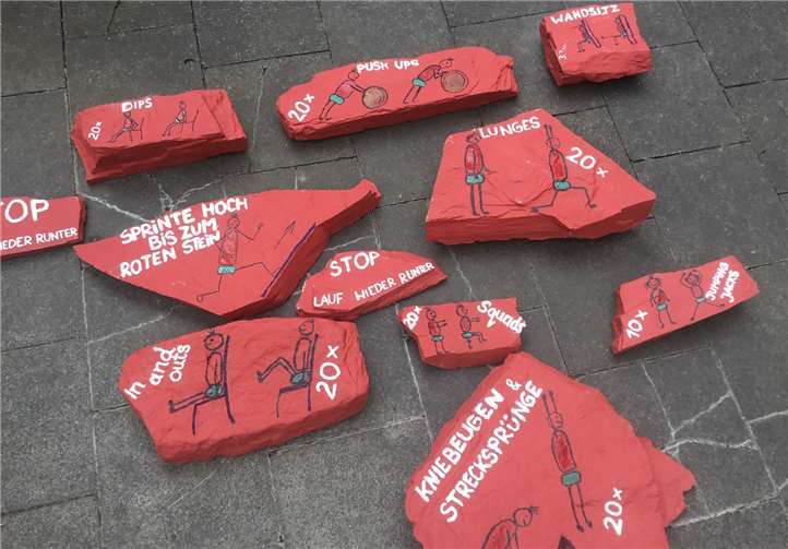 Einige der schön kreierten Steine. Fotos: privat