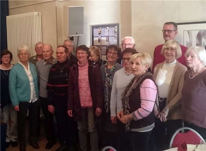 Einige der zahlreichen Vielwanderer, die auf der Jahreshauptversammlung 2018 des Taunusklub Bad Ems geehrt worden sind. Taunusklub Bad Ems