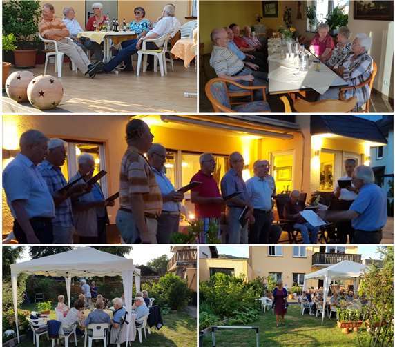 Einige gesellige Stunden verlebten die Mitglieder und Angehörigen des Männerchores Remagen.  privat