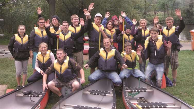 Einige nahmen das Angebot einer Paddeltour auf der Lahn mit viel Freude an und waren danach sichtlich begeistert. Privat