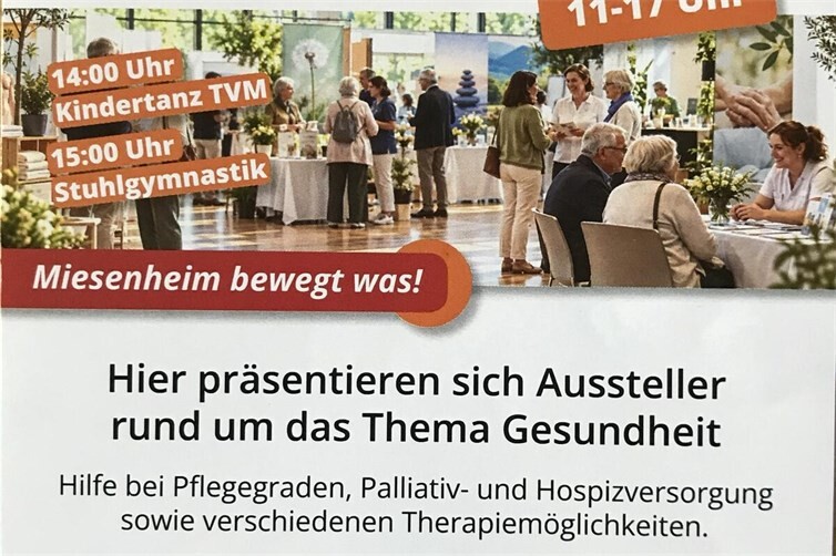 Einladung Gesundheitsmesse der Ehrenamtsinitiative „Wir bewegen was“