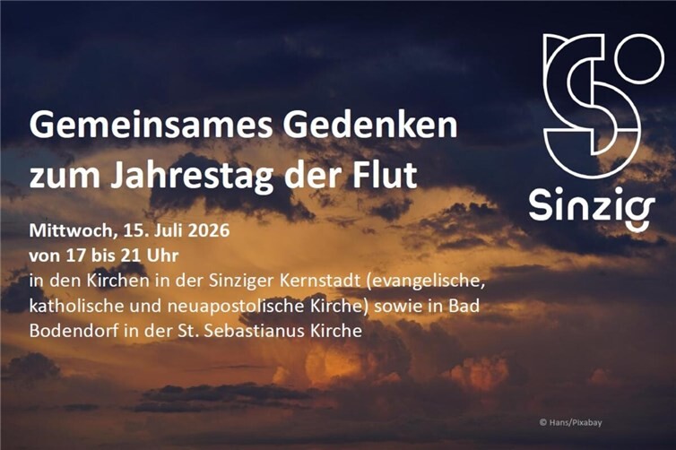 Einladung der evangelischen, katholischen und neuapostolischen Kirchengemeinden sowie der Stadt Sinzig