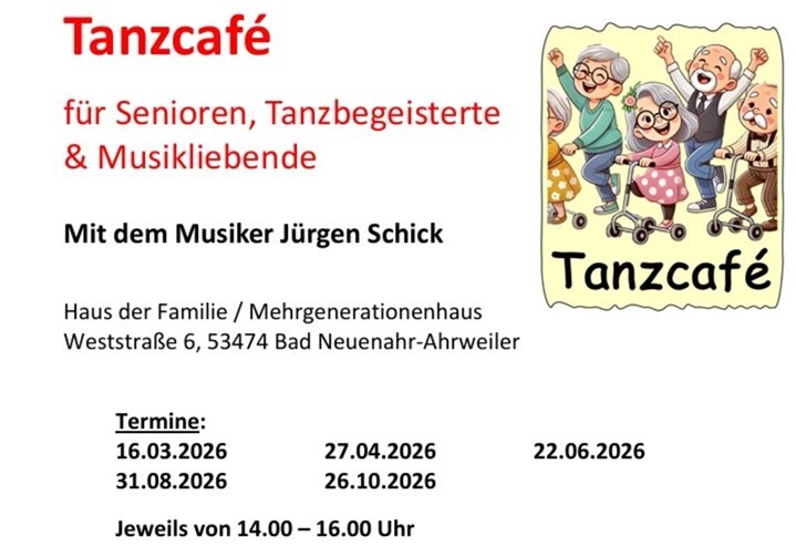 Einladung zum Tanzcafé