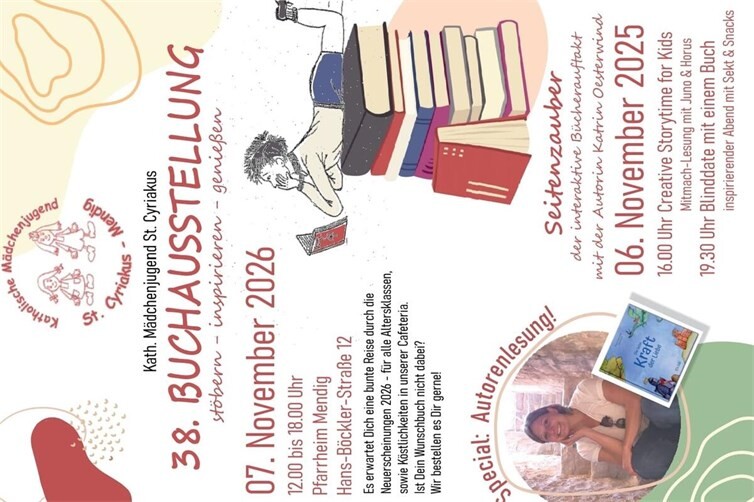 Einladung zur Buchausstellung