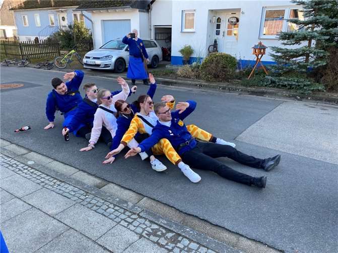 Einlage an der Verpflegungsstation.