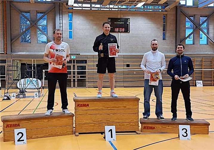 Einmal Südwestdeutscher Meister, einmal Vizemeister und noch ein guter dritter Platz war die sehr erfolgreiche Ausbeute der beiden Remagener Akteure. Foto: BC Remagen