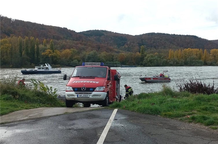 Einsatz am Rhein. Foto: Fw VG Bad Hönningen