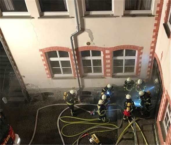 Einsatzkräfte des DRK probten den Ernstfall. Foto: Ortsgemeinde Herschbach